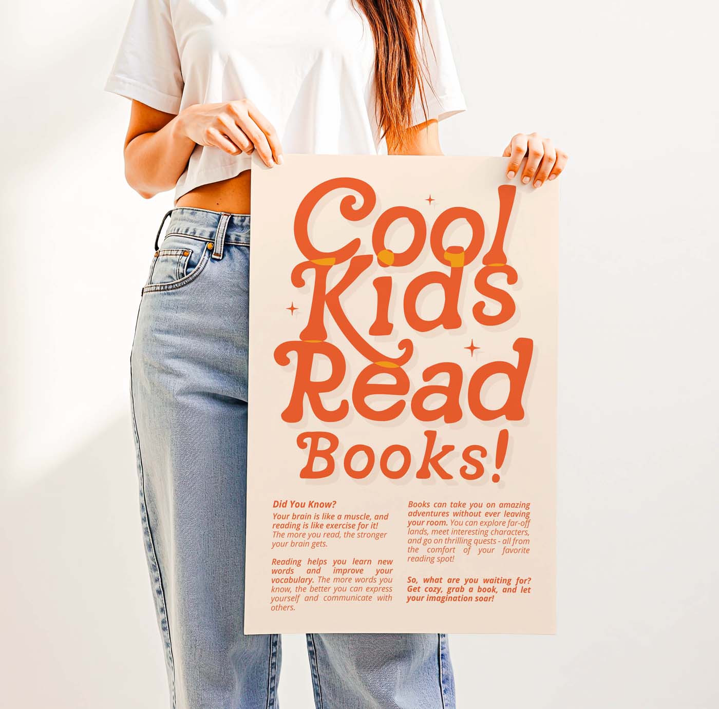 Cool Kids Read Books — Printable Wall Art