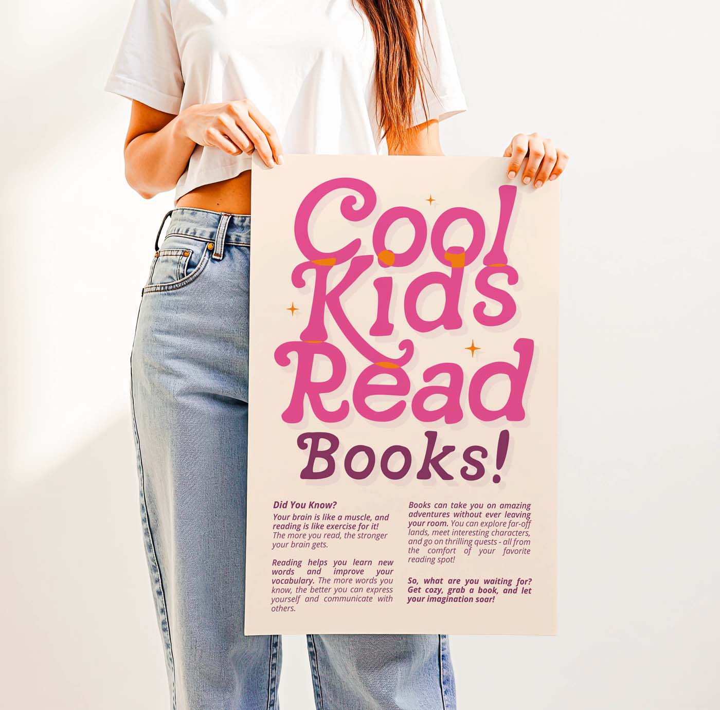 Cool Kids Read Books — Printable Wall Art