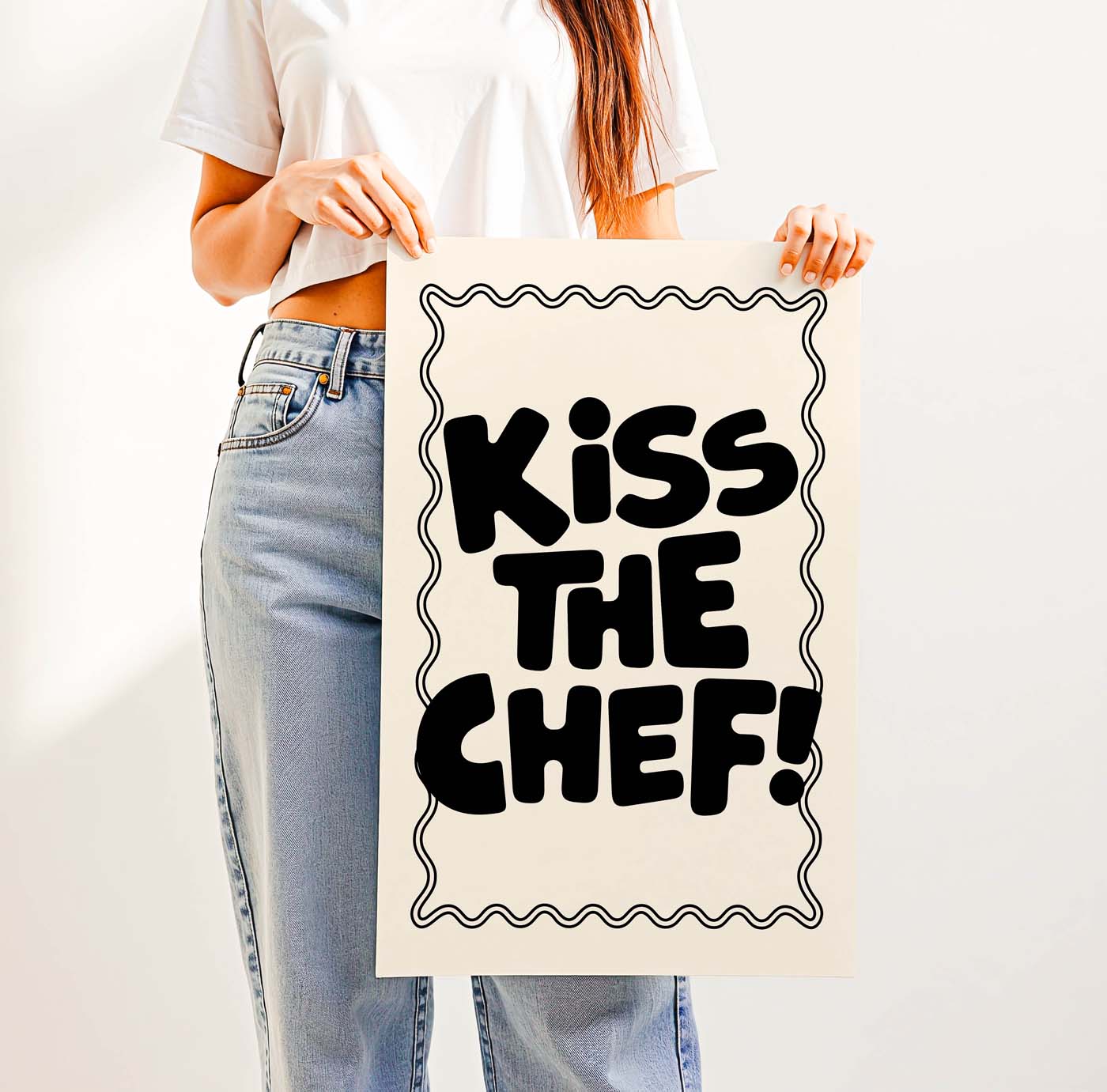 Kiss the Chef — Printable Wall Art