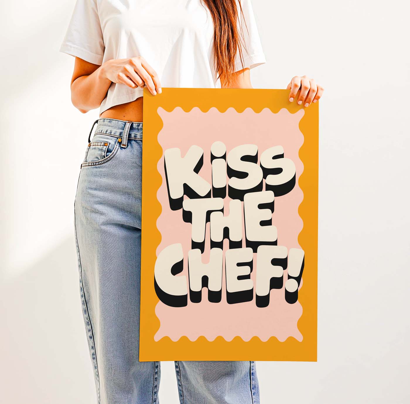Kiss the Chef — Printable Wall Art