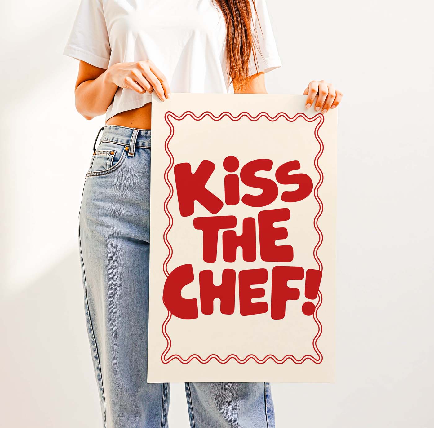 Kiss the Chef — Printable Wall Art