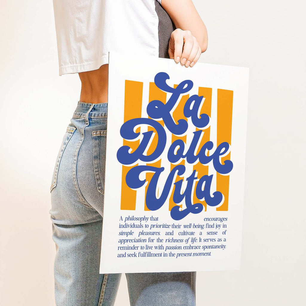 La Dolce Vita — Printable Wall Art