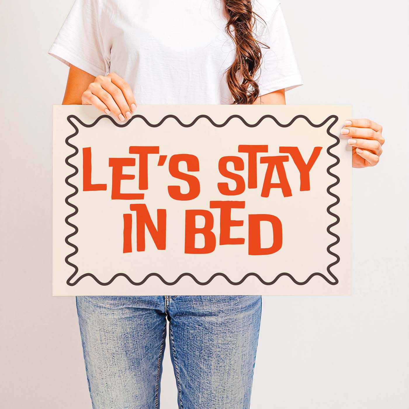 Let's Stay in Bed — Printable Wall Art