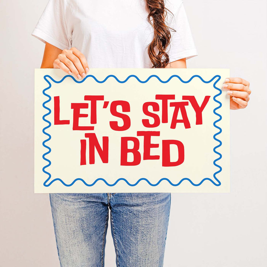 Let's Stay in Bed — Printable Wall Art