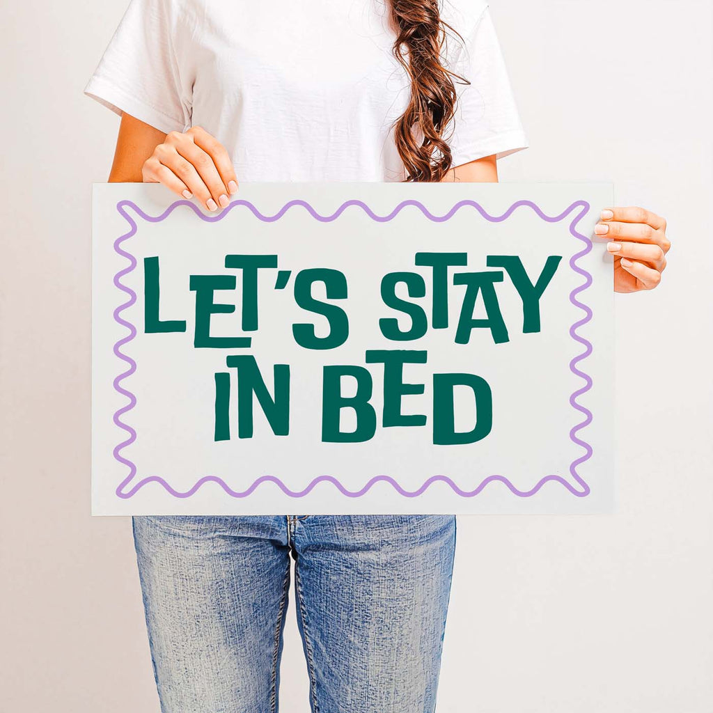 Let's Stay in Bed — Printable Wall Art
