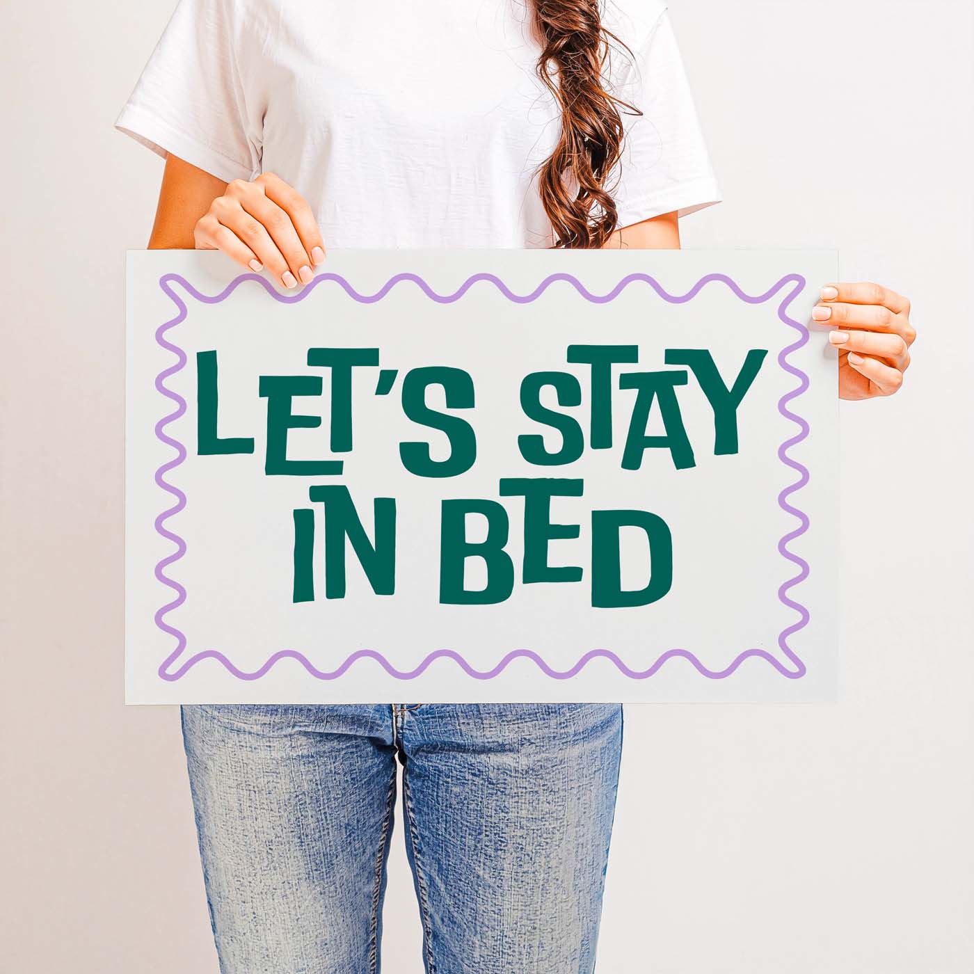 Let's Stay in Bed — Printable Wall Art