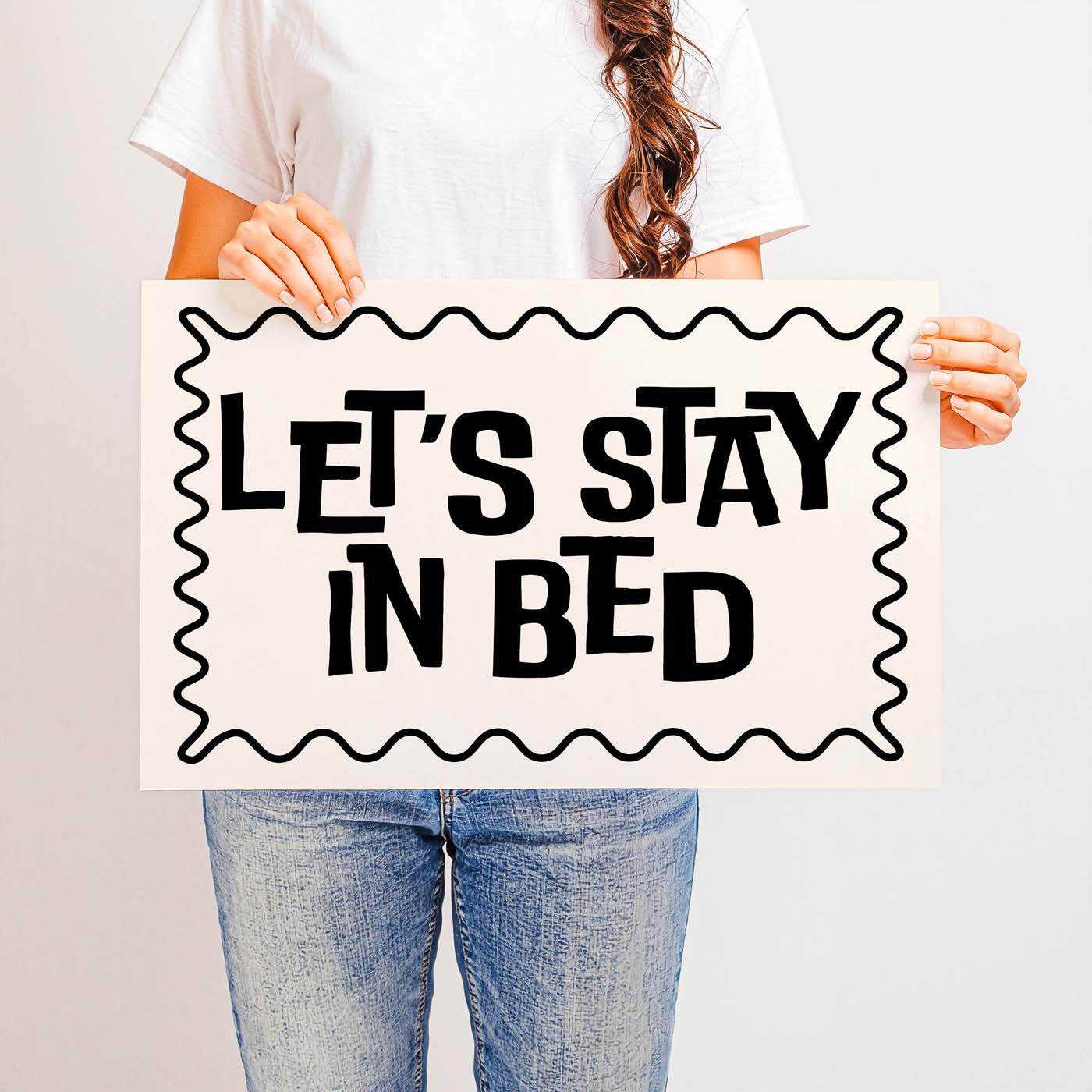 Let's Stay in Bed — Printable Wall Art
