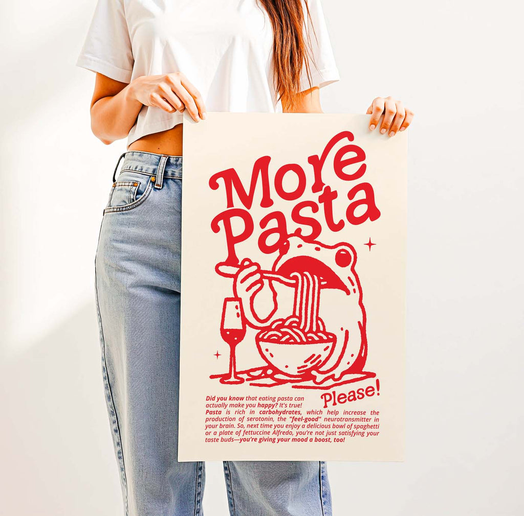 More Pasta Please — Printable Wall Art