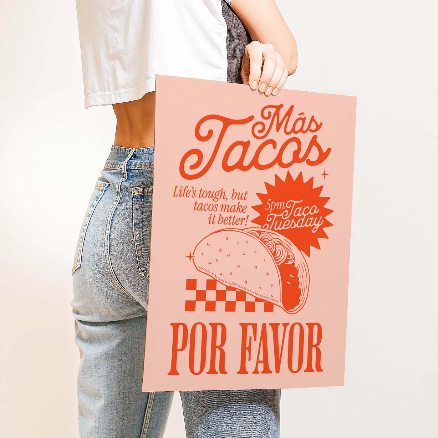 Más Tacos Por Favor — Printable Wall Art