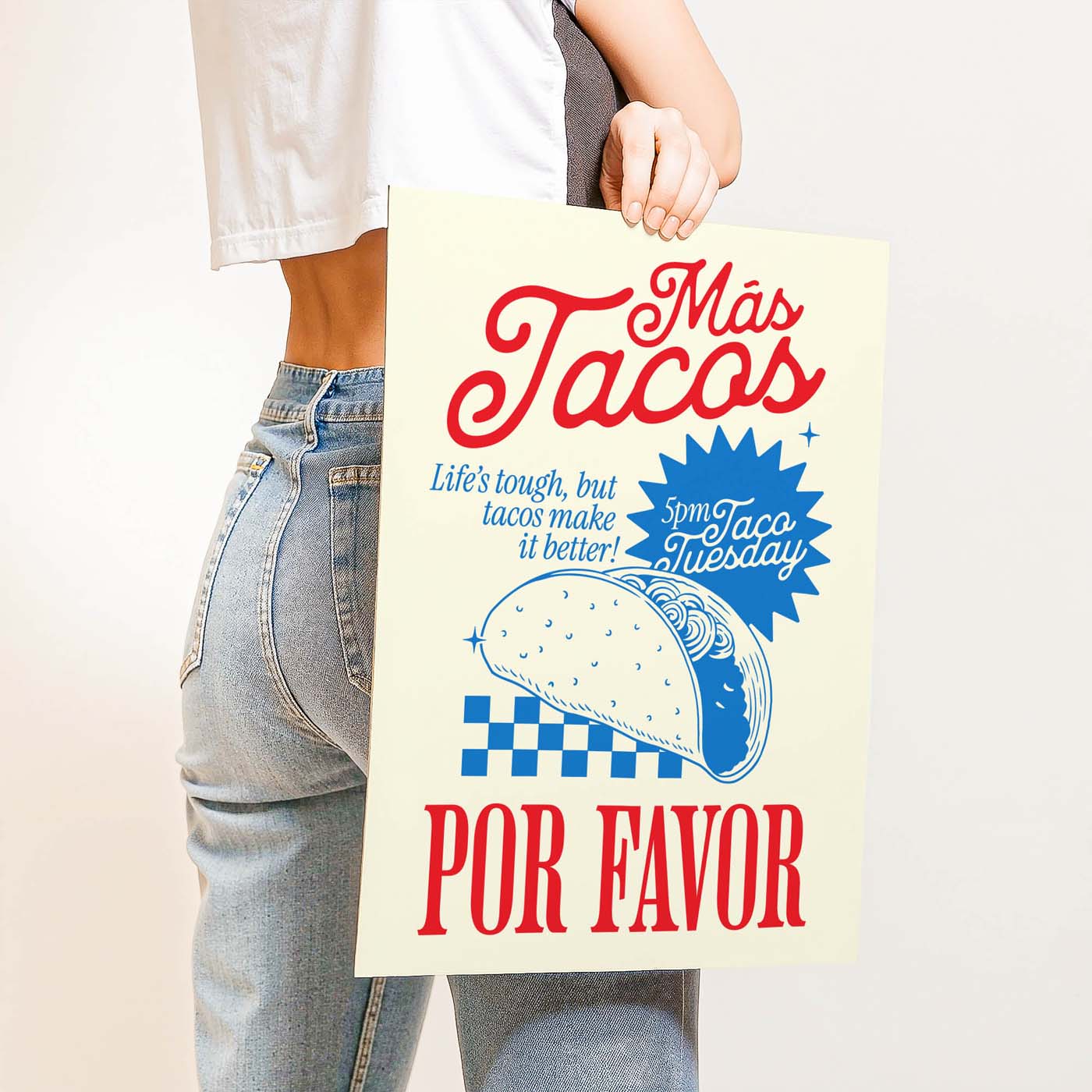 Más Tacos Por Favor — Printable Wall Art
