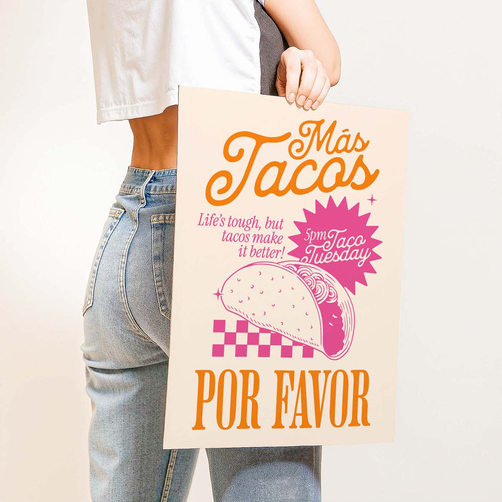 Más Tacos Por Favor — Printable Wall Art