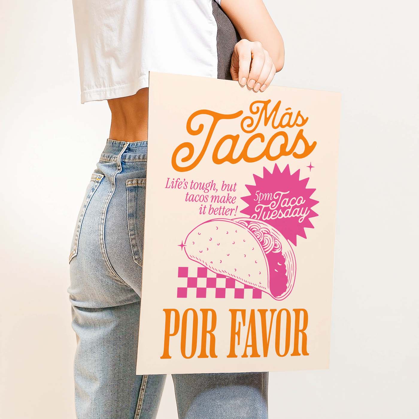 Más Tacos Por Favor — Printable Wall Art