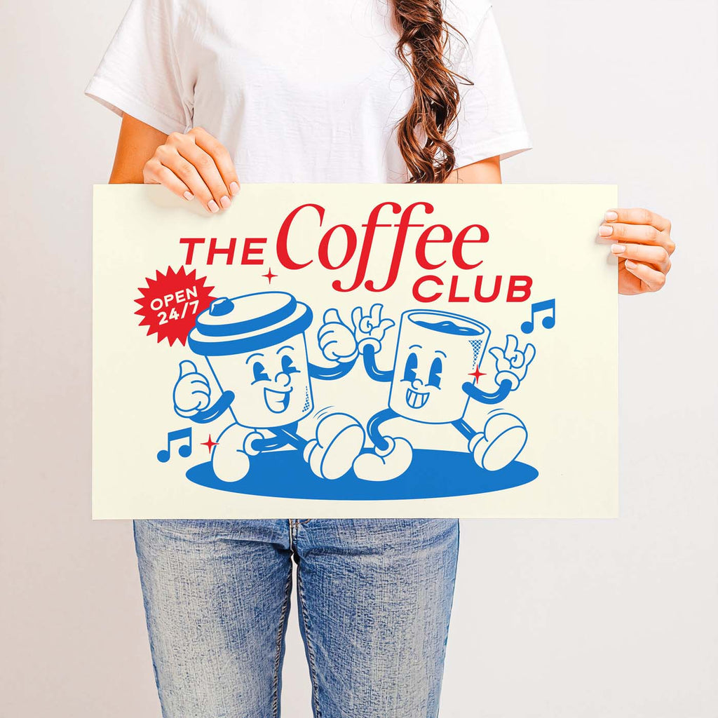 The Coffee Club — Printable Wall Art