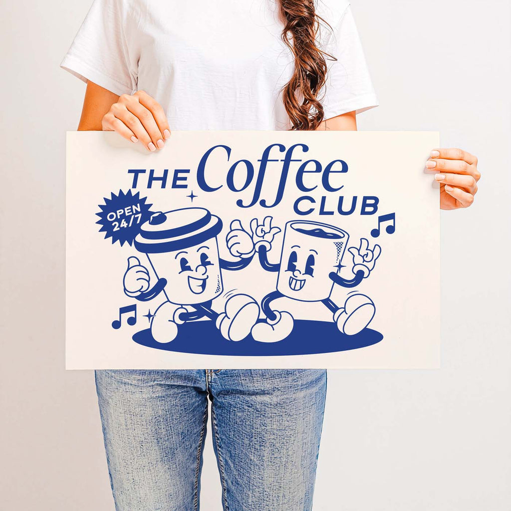 The Coffee Club — Printable Wall Art