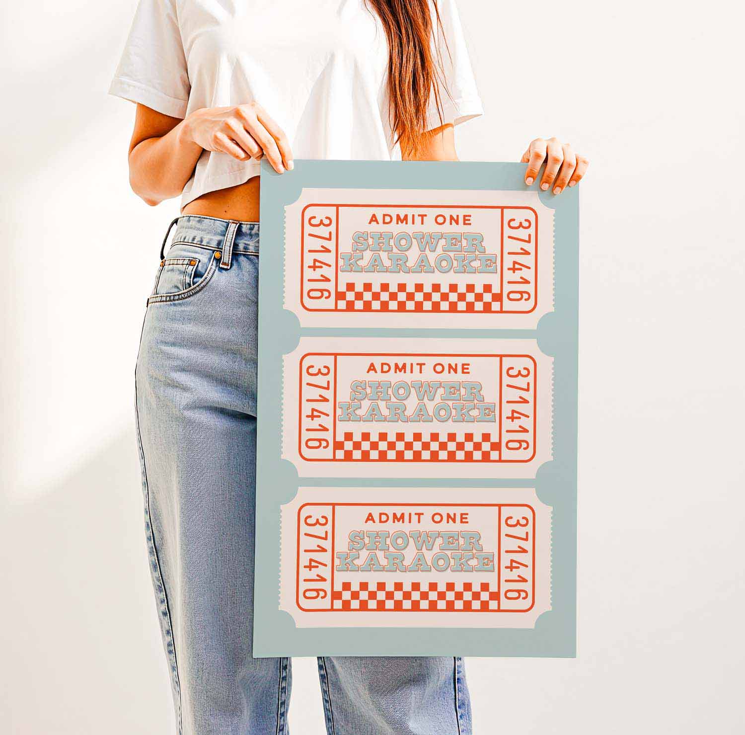 Shower Karaoke — Printable Wall Art